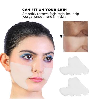 Anti Wrinkle Face Patch Silicone Reusable Self-Adhesive Sticker For Chest Eye Neck Silicone Patches For Chest Promotes Collagen Production Hydrating Effect - Buy Online on GoSupps.com