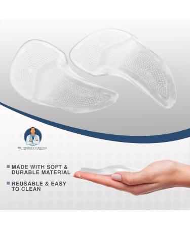 Dr. Frederick's Original Self-Adhesive Metatarsal and Arch Support Gel Pads (Large) - 2 Pieces - Ball of Foot Cushions for Plantar Fasciitis - W8.5-11.5 | M7.5-11 - Buy Online on GoSupps.com