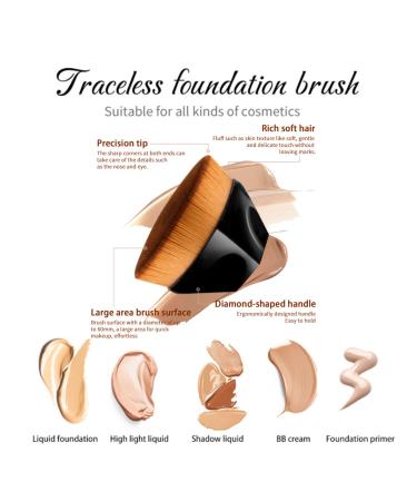Phoera 2 Pcs Foundation Makeup Set 102 & 104 | Liquid Full Coverage Matte Oil Control Concealer | Nude & Buff Beige | Kabuki Brush Included - Buy Online on GoSupps.com
