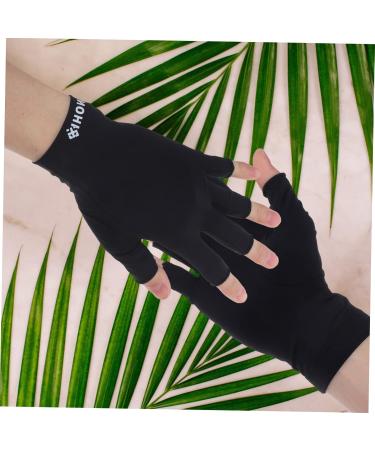 Kisangel 3 Pairs Uv Gloves Uv Protection Manicure Gloves Gel Manicure Gloves Manicure Gloves Uv Protection Nail Art Fingerless Gloves Nail Gel Uv Nail Gloves Fabric Women's Anti-uv Dryer - Buy Online on GoSupps.com