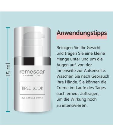 Remescar Tired Eye Cream - Reduce Swollen Eyes Fine Lines & Wrinkles | Anti-Aging Cooling Moisture for Men & Women - Buy Online on GoSupps.com