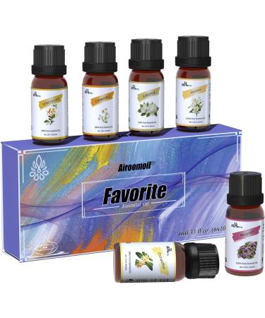 Floral Essential Oils Set (6x10 ml) - Aromatherapy Starter Kit for Diffusers & Candle Making - Osmanthus Honeysuckle Chamomile Jasmine Marjoram Gardenia - Buy Online on GoSupps.com