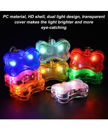 VAILEAL 8-Piece LED Dog Lights - Multicolor Waterproof Safety Lights with Turn Signals for Dogs Cats Joggers & Kids - Perfect for Night Walks - Buy Online on GoSupps.com