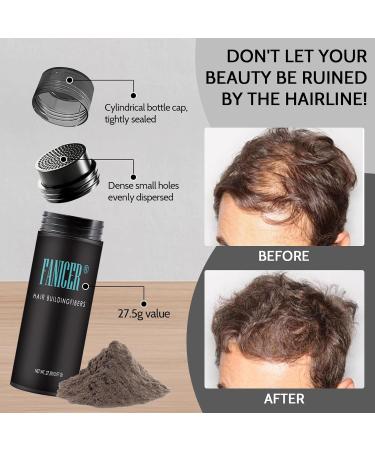 Hair for Hair Thickening Hair Fibres for Hair Thickening Hair Powder for Thin Hair Leave Hair Thicker in Seconds 27.5 g (Dark Brown) - Buy Online on GoSupps.com