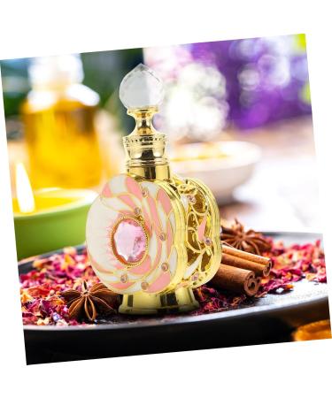 Angoily Glass dispenser little bottle the flowers essential oil bottle middle East glass perfume bottle dropper bottle essential oil vintage empty bottle glass bottle - Buy Online on GoSupps.com