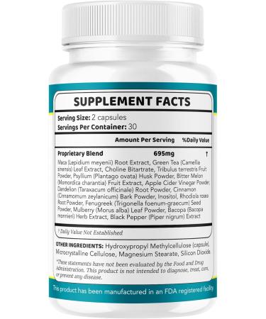 LIVORKA GLPro GL Pro Capsules Support Formula GLPro Blood Support Balance Formula Premium Natural Pills - Maximum Strength Multivitamin for Overall Health & Wellness 60 Capsules for 1 Month - Buy Online on GoSupps.com