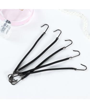 Frcolor Black Hair Hook Ponytail Holder - Pack of 20 Elastic Styling Bands - Buy Online on GoSupps.com