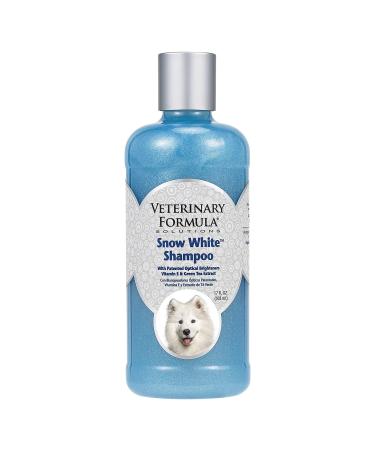 Veterinary Formula Solutions Snow White Shampoo for Dogs and Cats  Safely Remove Stains Without Bleach or Peroxide  Gently Cleanses, Deodorizes and Brightens White Coat  Fresh Scent 17 oz Shampoo