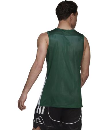 Buy adidas Men's 3G Speed Reversible Jersey - Dark Green/White | International Shipping Available - Buy Online on GoSupps.com