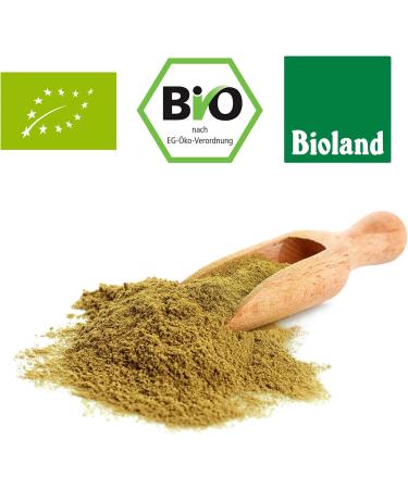 Natures Finest Bio Hemp Protein 1000g - 100% Organic Vegan Protein from Germany | Low Carb Hemp Seeds - 1 Pack - Buy Online on GoSupps.com