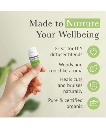 Pranarom Carrot Seed Oil 5ml | 100% Pure Organic Essential Oil for Skincare & Wellness | USDA & ECOCERT Certified - Buy Online on GoSupps.com