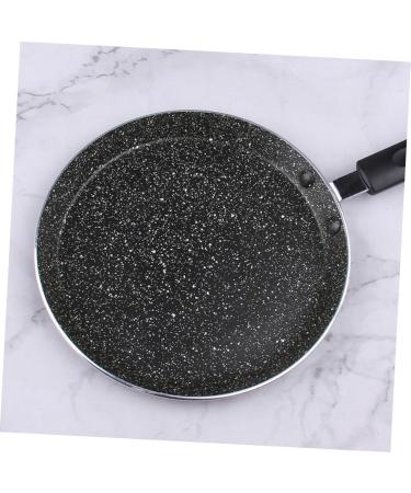 RUNROTOO 1pc maifan cookware Non Sticking Frying pan 12 inch nonstick Frying pan Egg pan Granite Skillet pan pan Cooking pan Non Stick Ceramic Griddle nonstick Skillet deep Steak pan Fried 34x18.5x2cm Black - Buy Online on GoSupps.com