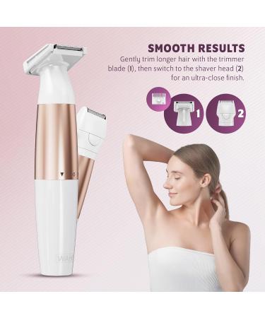 WAHL Trim & Shave tondeuse pour femmes rasoir pour femmes pilation maillot et aisselles coupe douce coupe personnelle soins polyvalents sans fil facile transporter blanc - Buy Online on GoSupps.com