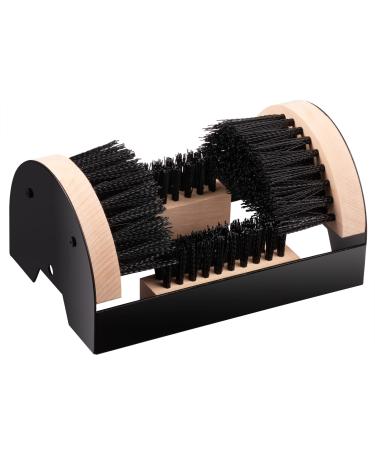Jazooli Boot Scraper Outdoor | Stiff Bristle Boot Cleaner Brush Outdoor Mat | Muddy Shoe Cleaner Boot Brush Mud Remover Football Boot Cleaner Brush Heavy Duty Scraper/Shoe Brush