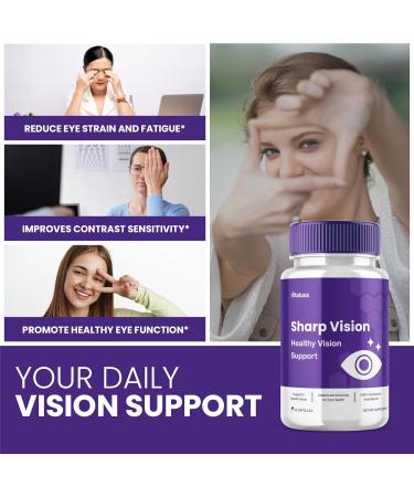 (2 Pack) Sharp Vision Capsules SharpVision Supplement Premium Advanced Maximum Strength Formula Sharpe Vision Healthy Eyes Support Natural Ingredients Vitamins Pills Sharper Vision Reviews (120 ct) - Buy Online on GoSupps.com