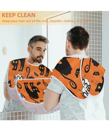 Beard Bib Apron for Men | Non-Stick Waterproof Hair Catcher for Shaving & Trimming | Perfect Grooming Cape | Ideal for Halloween & Cat Lovers - Buy Online on GoSupps.com