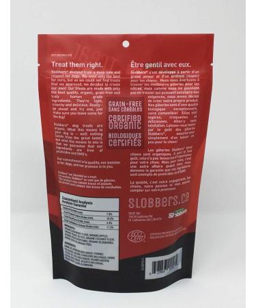 Slobbers Organic Dog Treats - Peanut Butter and Jam - 200g - Buy Online on GoSupps.com