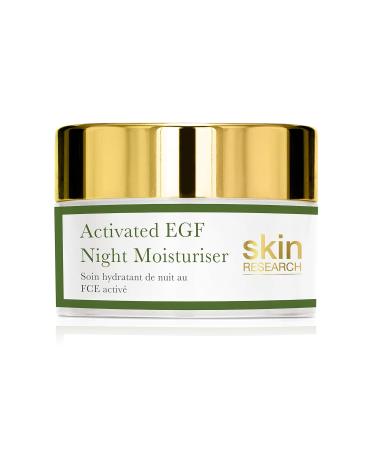 Skin Research Activated EGF Night Moisturiser 1.69 fl oz - Hydrating Anti-Aging Cream for All Skin Types - International Shipping Available - Buy Online on GoSupps.com