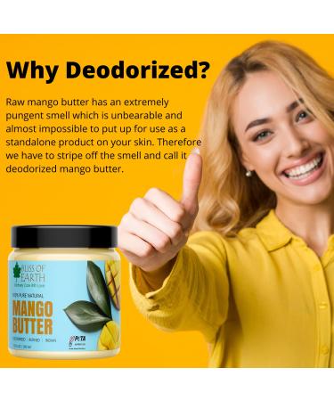 Deodorised Indian Mango Butter 100GM - Natural Moisturizer for Face Skin Hair & DIY Projects | Buy Online Internationally - Buy Online on GoSupps.com