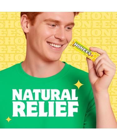 Honees Filled Honey Lemon Cough Drops- Filled with Honey, Menthol, Lemon and Eucalyptus - Nothing Artificial -Natural Sore Throat Lozenges- Non-GMO (24 Pack 216 Drops) - Buy Online on GoSupps.com