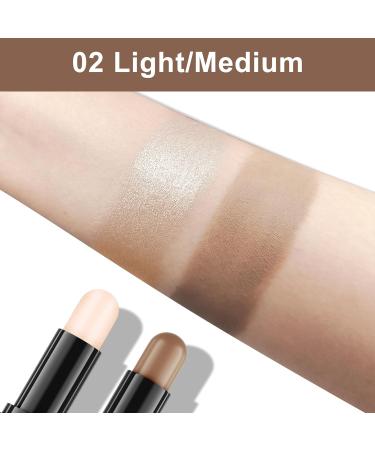FV Contouring Stick and highlighter long hold waterproof creamy texture easy to fade for light and medium complexions 02 lightmedium - Buy Online on GoSupps.com
