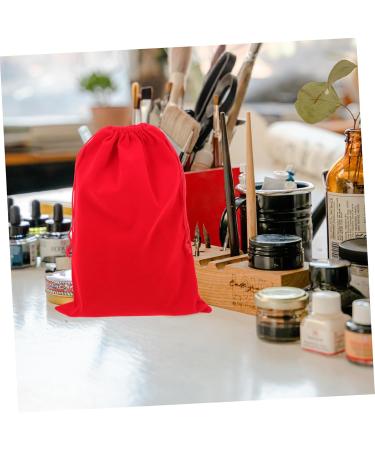 PLAFOPE 3pcs Hair Dryer Storage Bag Hair Dryer Travel Bags Travel Makeup Bag Organizer Flannel Red - Buy Online on GoSupps.com