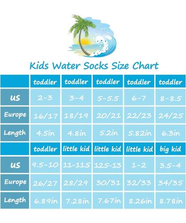 Kids Quick Dry Aqua Socks for Beach & Pool | Non-Slip Toddler Water Shoes 7-8 Gradient Dream - Buy Online on GoSupps.com