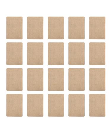 Herbal Ginger Patches 50Pcs Ginger Extract Foot Pads Joint Anti-stress Ginger Mats (Light Brown)