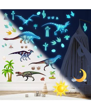 Glow in The Dark Dinosaur Wall Decals Glowing self-Adhesive Stickers for Ceiling Children's Room Removable Fluorescent Wall Stickers Children's Room Stickers Boys and Girls Room Decoration Gift(Dinosaur) - Buy Online on GoSupps.com