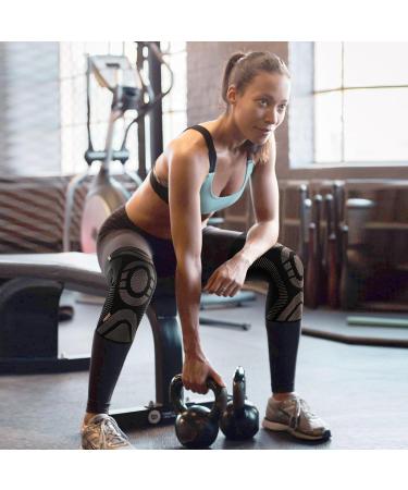 Compression Knee Brace for Men & Women - Copper Knee Sleeve for Running Arthritis Pain Relief Meniscus Tear & ACL Support - 3X-Large Black - Buy Online on GoSupps.com