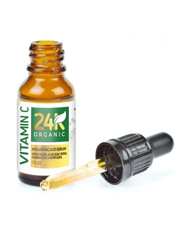 Buy 24K Vitamin C Serum for Face - Anti-Aging Facial Serum with Hyaluronic Acid & Aloe - 1 fl oz - International Shipping - Buy Online on GoSupps.com