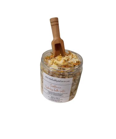 Hydrating 4 o.z fizzing Bath Salts  Radiant By Nature (Sunflower Bayou) 3 PCK