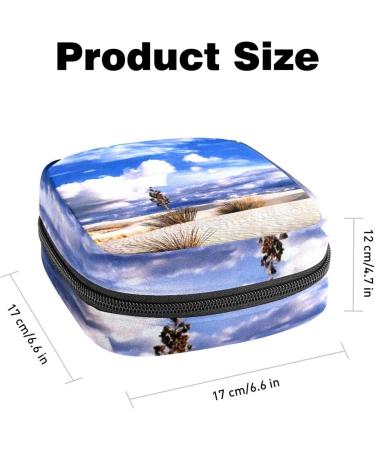 Portable Sanitary Napkin Storage Bag - Zip Pocket for Menstrual Cup & Pads | Ideal for Teen Girls & Women - Buy Online on GoSupps.com