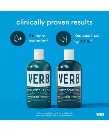 VERB Hydrate Conditioner - Detangles Dry Frizzy Hair | Adds Moisture & Reduces Frizz | Amber + Warm Jasmine 12 Fl Oz - International Shipping Available - Buy Online on GoSupps.com