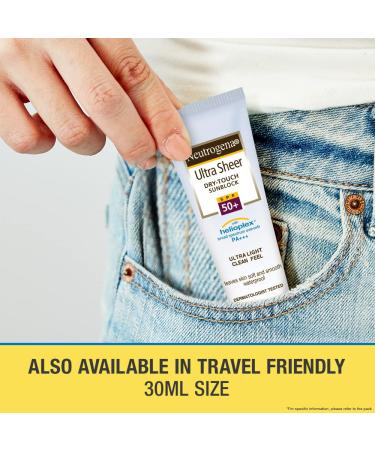 Neutrogena Ultra Sheer Dry-Touch Sunblock SPF 50+ - 2 Pack (30ml) - Buy Online on GoSupps.com