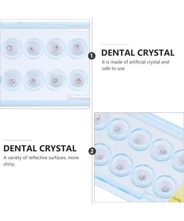 Exceart 40 STK Tooth Jewelry - Crystal Diamond Decorations & Gemstones for Teeth | Artificial White Crystal Decor | Perfect for Unique Accessories - Buy Online on GoSupps.com