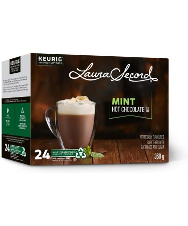 Laura Secord Mint Hot Chocolate Mix K-Cup Coffee Pods 24 Count for Keurig Coffee Makers - Buy Online on GoSupps.com