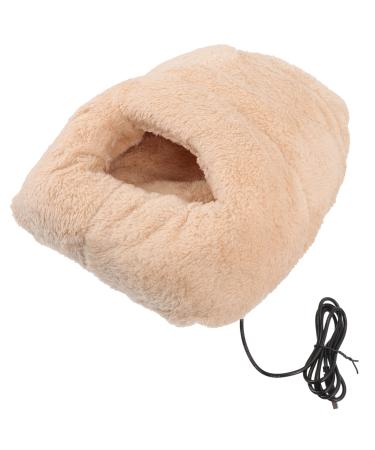 Solustre plush foot warmer Foot warmer Pillow Heated slippers Handwarmer Winter Foot warmers Electric Featilizer Pillow Electrical Foot warmers Short Pl sch Office Drop Shipping Tools