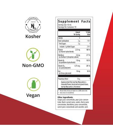 Floradix Floravital Iron & Herb Vegan Liquid Supplement 23 Fl Oz - Energy Support - Buy Online on GoSupps.com