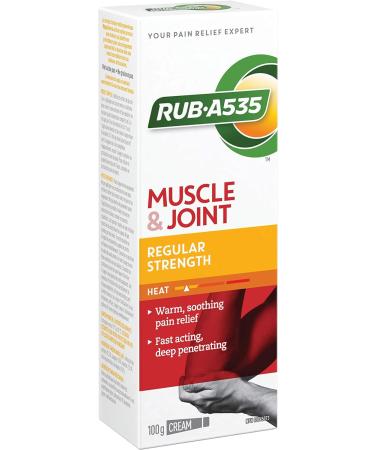 RUB A535 Heat Cream 100g - Relief for Arthritis, Muscle, Joint, and Back Pain - Buy Online on GoSupps.com