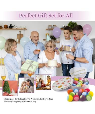 Bath Bombs 12PCS Bath Bombs for Women Gifts 100% Essential Oil Natural Organic Fizzy Bath Spa Gift for Kids Ideal Luxury Home Spa Presents for Birthday Mother's Day Valentine's Day - Buy Online on GoSupps.com