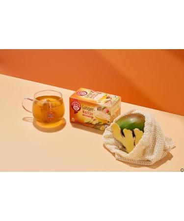 Teekanne World of Ginger and Mango Herbal Infusion Tea with Fennel Rooibos and Black Pepper 20 Teabags - Buy Online on GoSupps.com