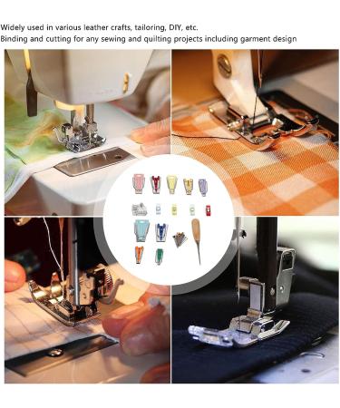 Sew Bias Tape Maker Kit - Controllable Binder Foot Presser for Quilt Binding - DIY Sewing Tools for Fabric Crafting - Buy Online on GoSupps.com