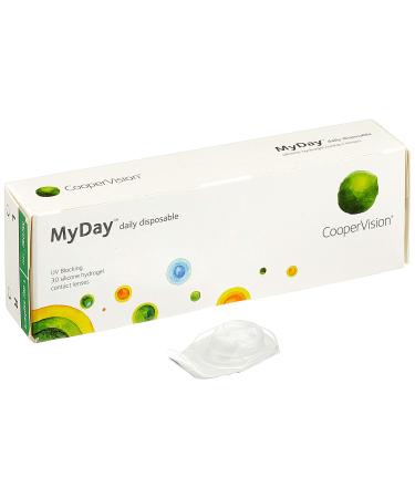 MyDay daily disposable soft daily lenses 30 pieces / BC 8.40 mm / DIA 14.20 mm / -2.25 diopters - Buy Online on GoSupps.com