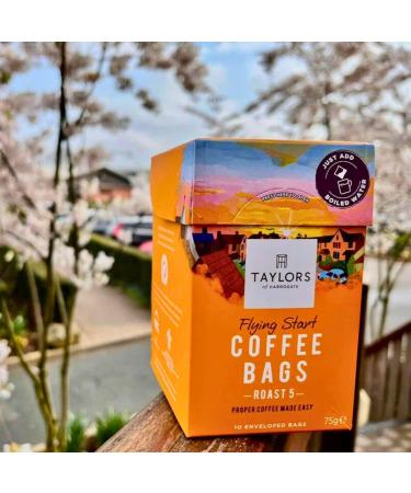 Taylors of Harrogate Coffee Bags 2 X 10 Rich Italian Coffee Bags 2 X 10 Hot Lava Java Coffee Bags and 2 X 10 Flying Start Coffee Bags (Total 6 Packs 60 bags) - Buy Online on GoSupps.com