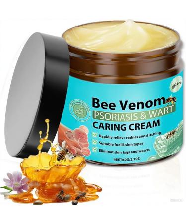 Caderno Inteligente Bee Venom Cream for Women and Men Natural Bee Venom for All Skin Types 2.12 OZ Blue