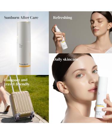 TROXEDERM Repair Essence Toner Mist Korean Hydrating & Cooling Face Mist with Niacinamide Troxerutin & Centella Asiatica Lightweight Facial Spray for Daily Skincare & Barrier Care 1.01 Fl.oz - Buy Online on GoSupps.com