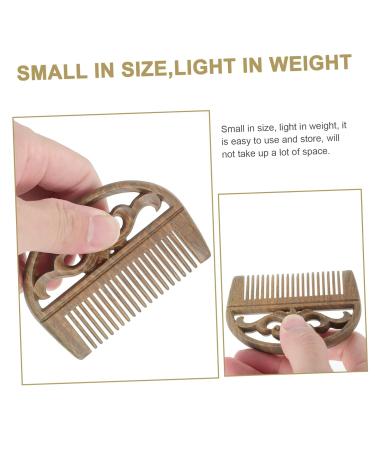 Ultechnovo Green Sandalwood Scalp Massage Comb & Hairdressing Tool | Eco-Friendly Hair Gel Comb for Ultimate Relaxation - Buy Online on GoSupps.com