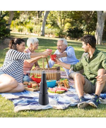 2 Pack Fly Fans for Tables Bug Repellent Fans for Outdoor Indoor Keep Flies Away Portable Automatic Fly Fans Fly Fans with Hook for Picnic Patio Restaurant Party Home Camping Garden Dining - Buy Online on GoSupps.com