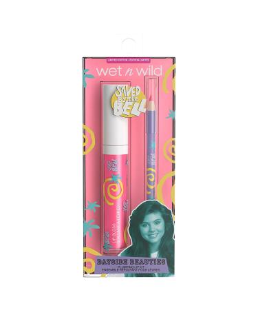 Wet n Wild Saved By The Bell Bayside Beauties Lip Kit - Lip Plumping Gloss & Liner - Bubblegum Scent - Kelly (1114540) - Buy Online on GoSupps.com